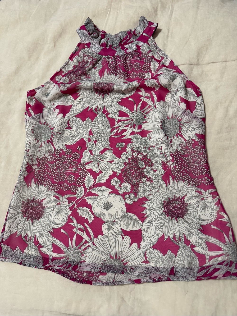 Liberty of London for Target Magenta Floral Halter Camisole